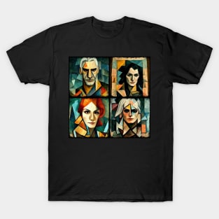 Cubist Pictures - Digital Art - Witcher Funny T-Shirt